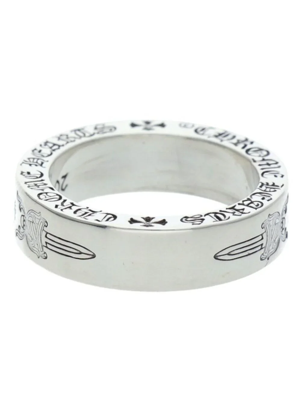 Chrome Hearts Spacer Dagger Silver Ring